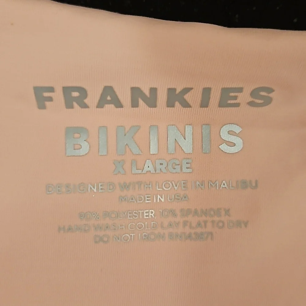 💕FRANKIES BIKINIS💕 Boots Iridescent Skimpy Bikini Bottom ~ Gilded Angel XL NWT